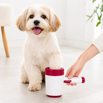 Electric Dog Paw Cleaner – One-Button Muddy Paw Wash