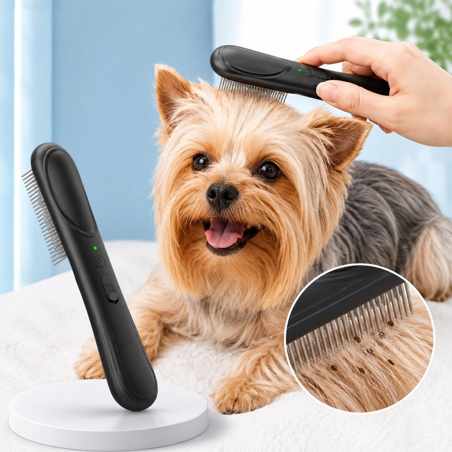 Electric Flea Comb – Spray-Free Flea Checks at Home