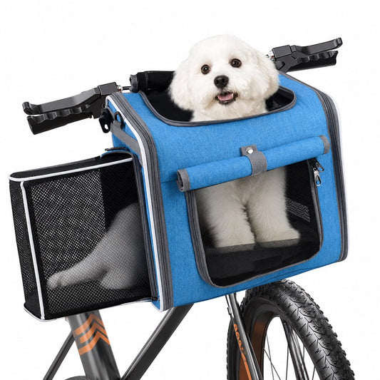 Expandable Bike Pet Carrier Backpack – Hands-Free Rides