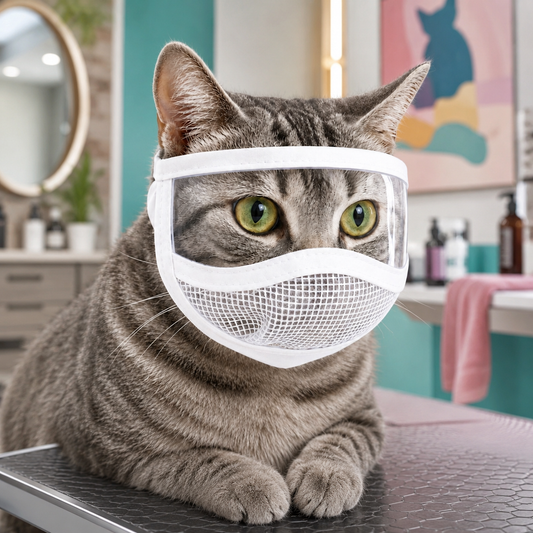 Clear-View Cat Grooming Shield – Bite-Free Nail Trims