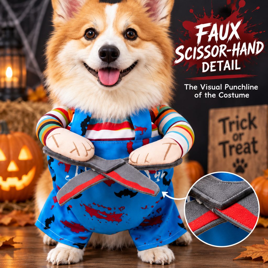 Scissor Hands Dog Costume – Standout Halloween Look