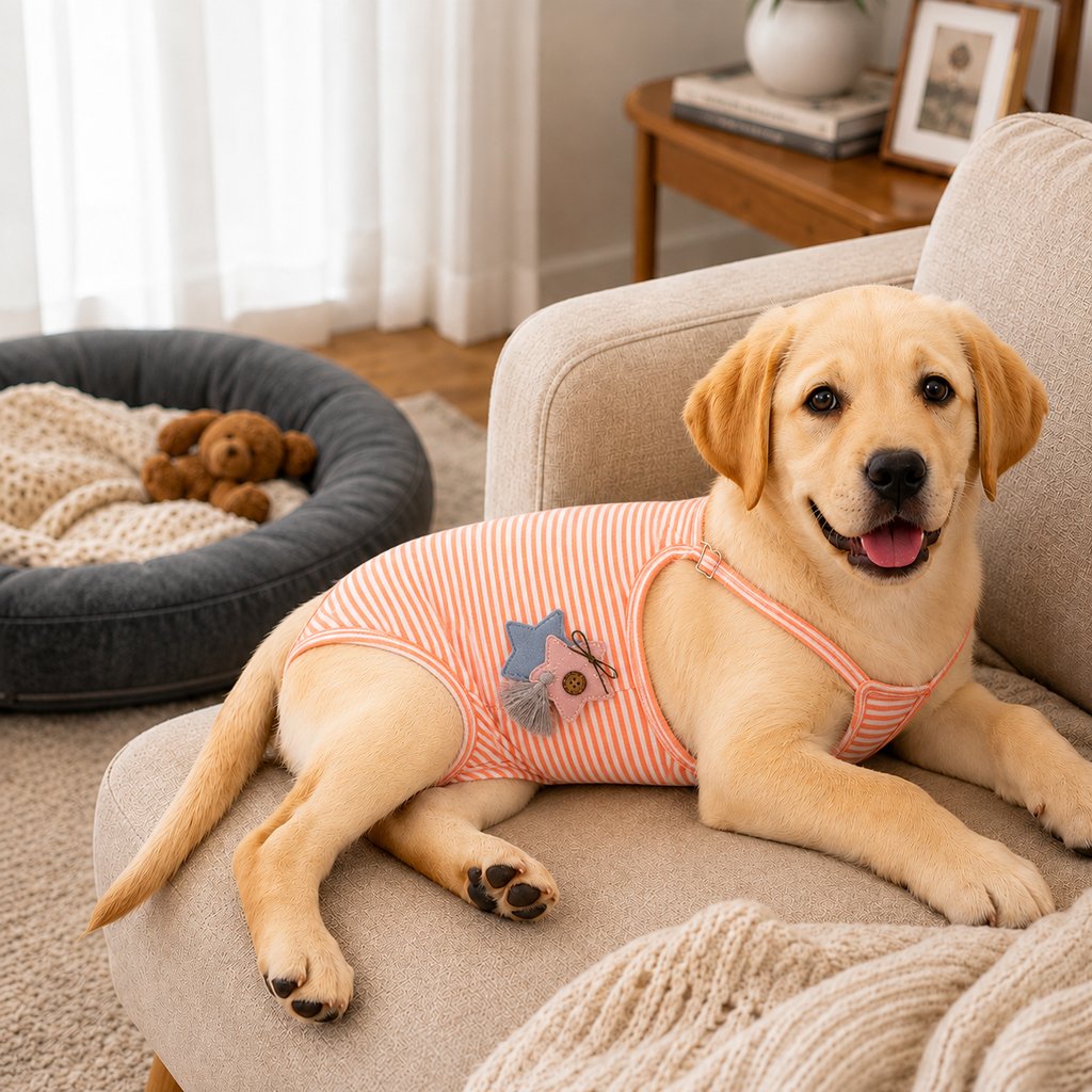 Female Dog Heat Pants – Washable with Straps