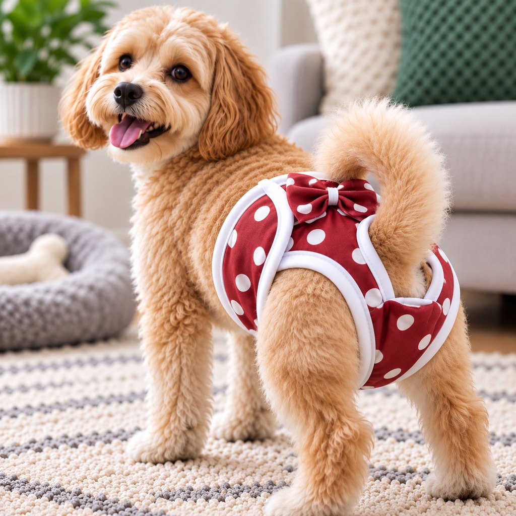 Female Dog Sanitary Pants – Reusable Heat Protection