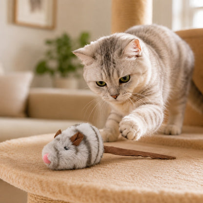 Rechargeable Interactive Cat Toy – Motion-Activated Play