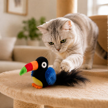 Rechargeable Interactive Cat Toy – Motion-Activated Play