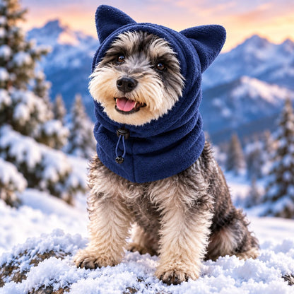 Fleece Winter Pet Hood – Warm Ears & Neck