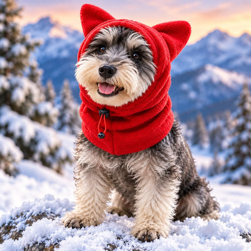 Fleece Winter Pet Hood – Warm Ears & Neck