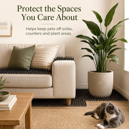 Flexible Cat Deterrent Mat – Protects Sofas & Plants