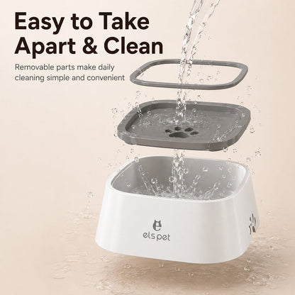 Floating Pet Water Bowl – Less Splash, Cleaner Floors