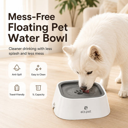 Floating Pet Water Bowl – Less Splash, Cleaner Floors