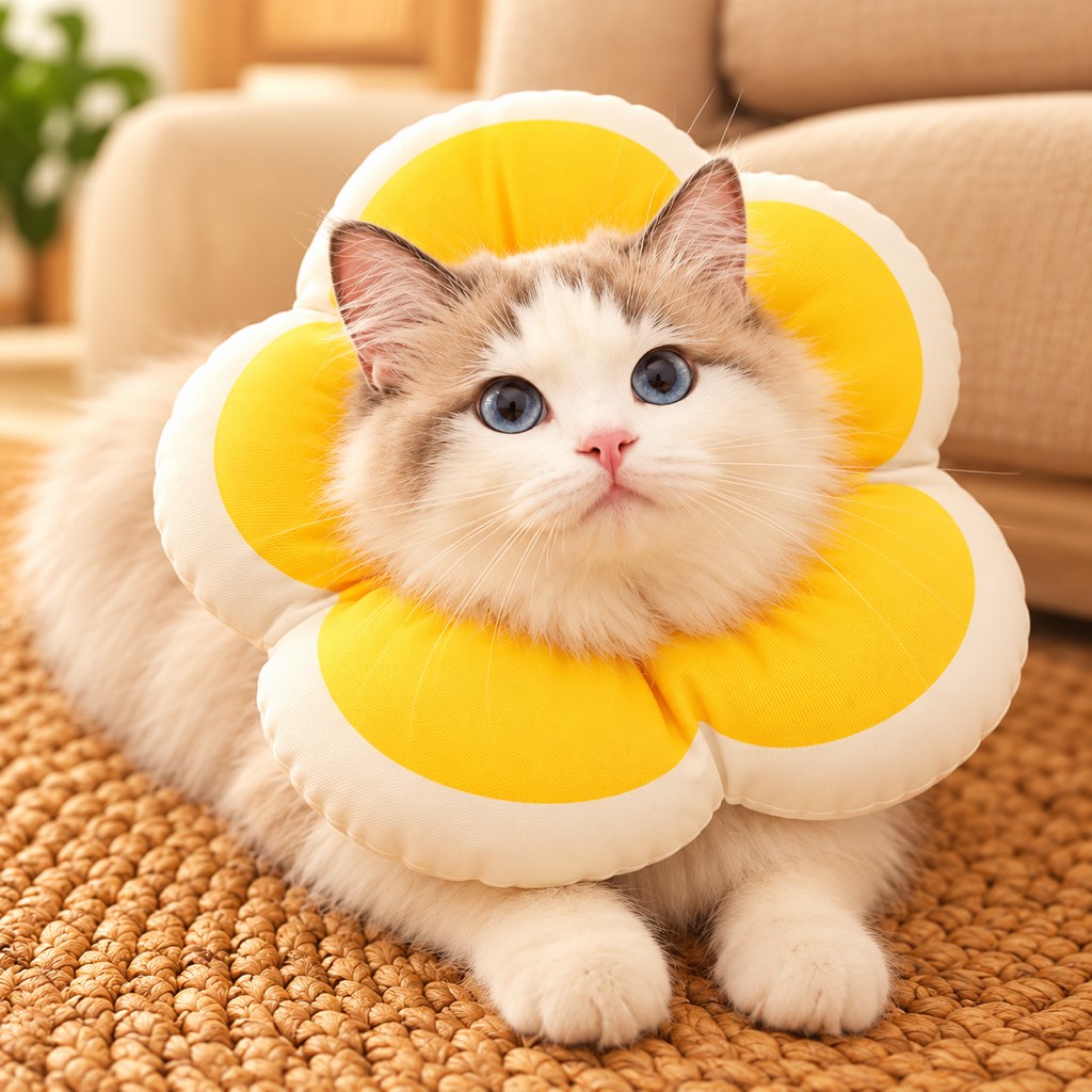 Soft Flower Recovery Collar – Cone Alternative