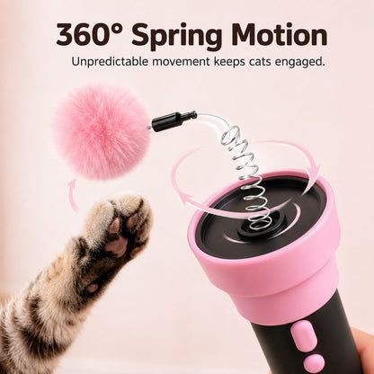 Electric Cat Teaser Launcher – Hands-Free Chase Play