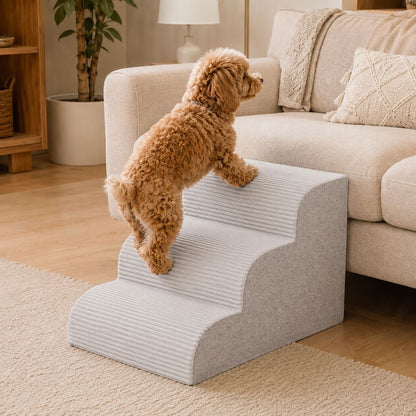 Foam Pet Stairs – Gentle Steps for Bed & Sofa