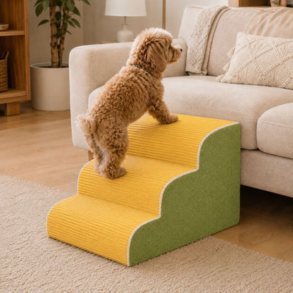Foam Pet Stairs – Gentle Steps for Bed & Sofa