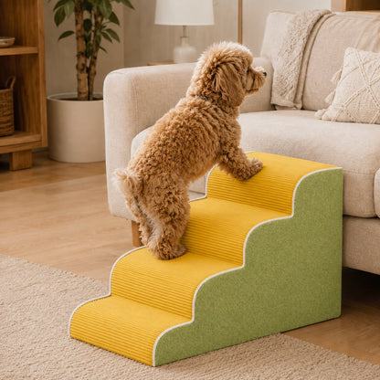 Foam Pet Stairs – Gentle Steps for Bed & Sofa