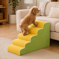 Yellow / Green Ribbed