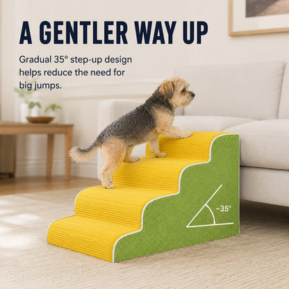 Foam Pet Stairs – Gentle Steps for Bed & Sofa