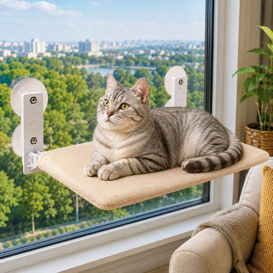 Cat Window Hammock – No-Drill Sunny Perch
