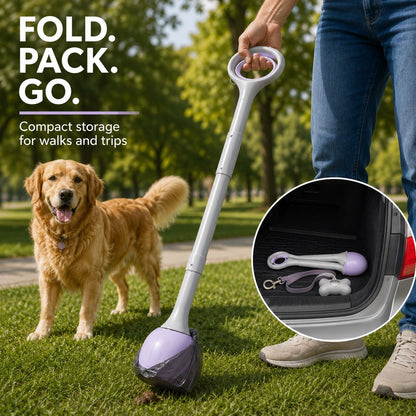 Dog Pooper Scooper – Less-Contact Easy Pickup