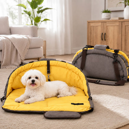 2-in-1 Foldable Dog Travel Bed – Cozy Rest Anywhere