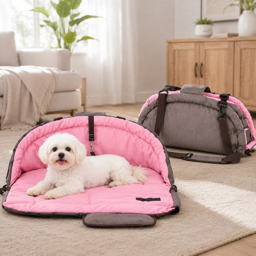 2-in-1 Foldable Dog Travel Bed – Cozy Rest Anywhere