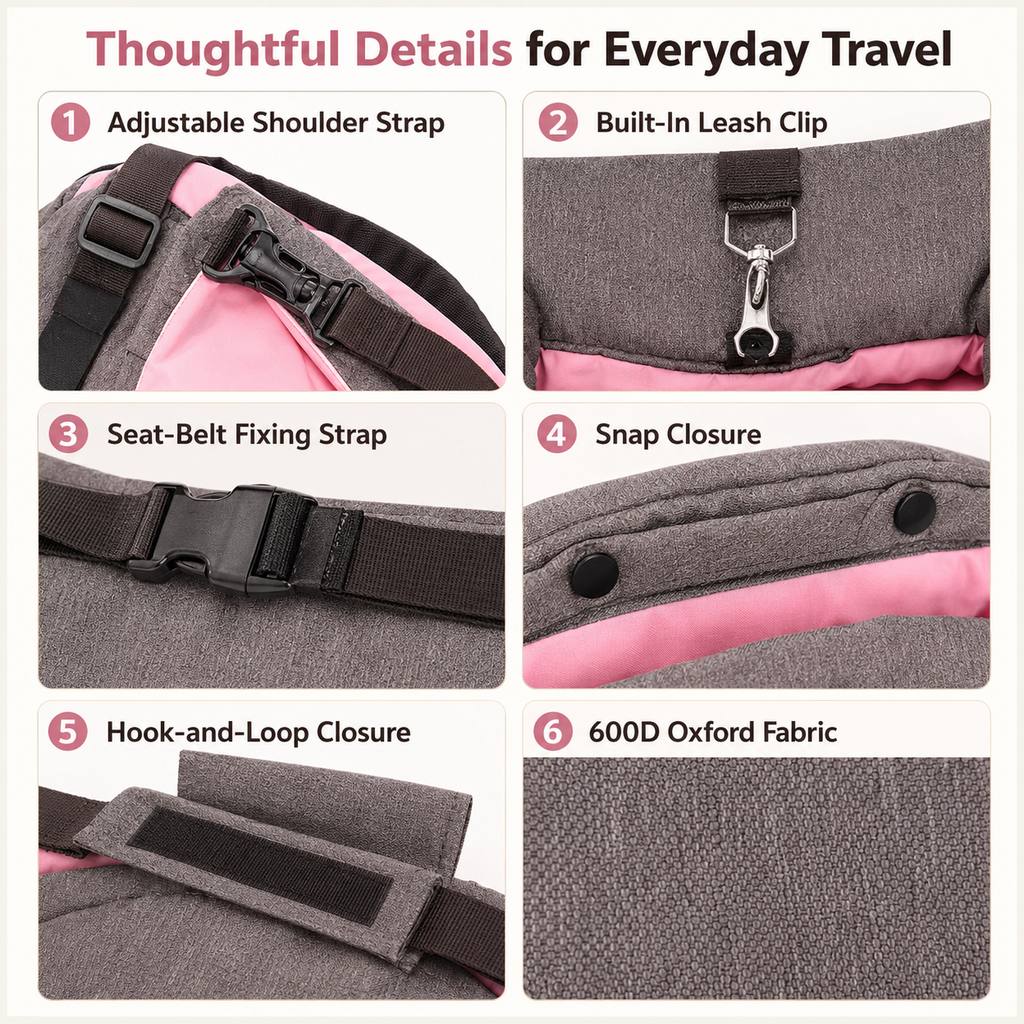 2-in-1 Foldable Dog Travel Bed – Cozy Rest Anywhere