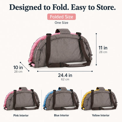 2-in-1 Foldable Dog Travel Bed – Cozy Rest Anywhere