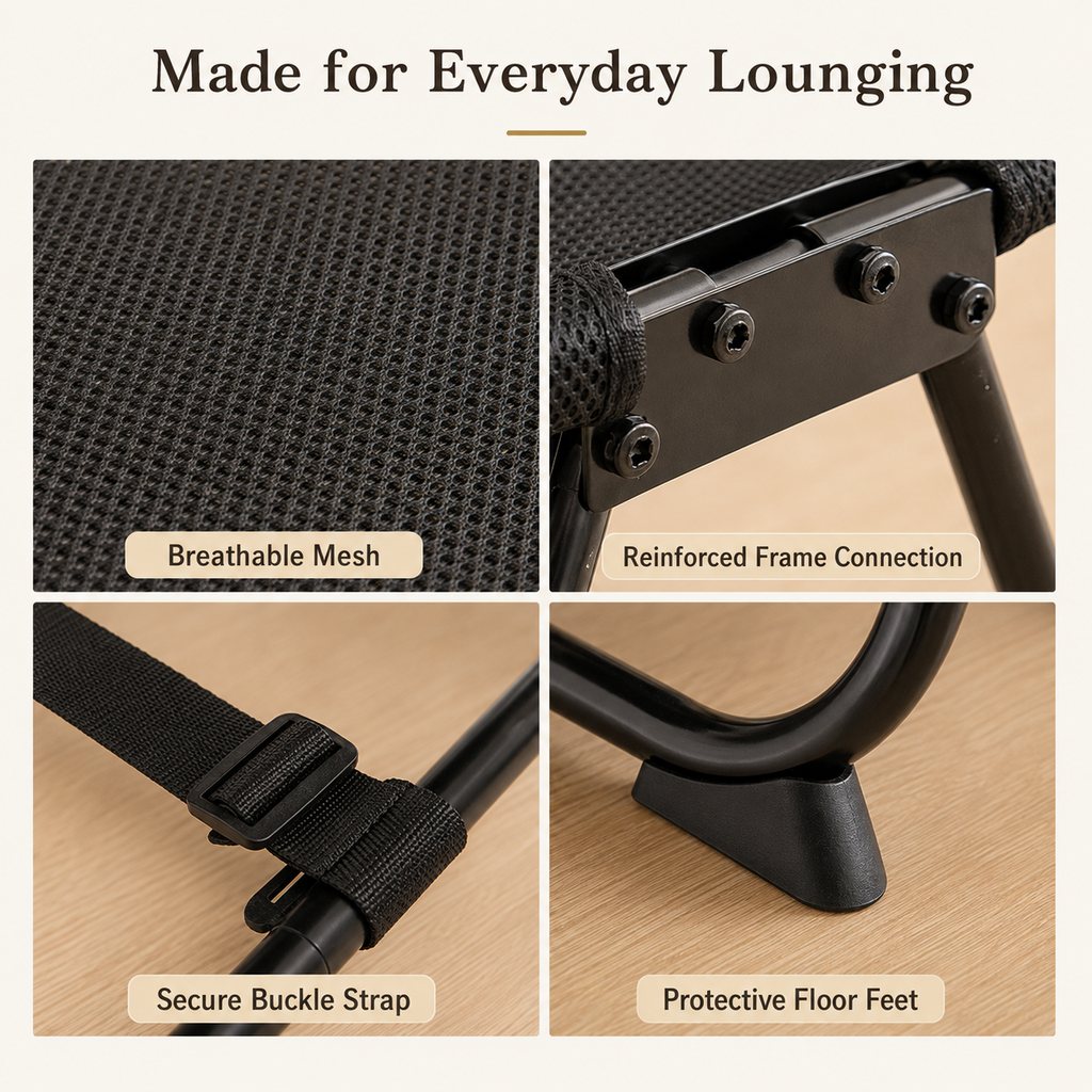 Foldable Elevated Pet Cot – Breathable Raised Bed
