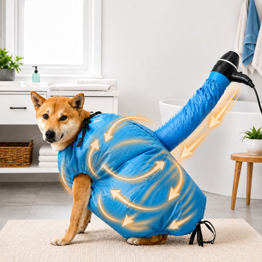 Hands-Free Dog Dryer Bag – Faster Drying, Less Mess