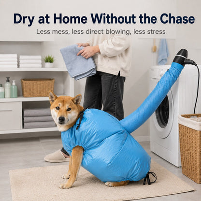 Hands-Free Dog Dryer Bag – Faster Drying, Less Mess
