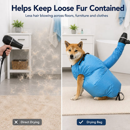 Hands-Free Dog Dryer Bag – Faster Drying, Less Mess