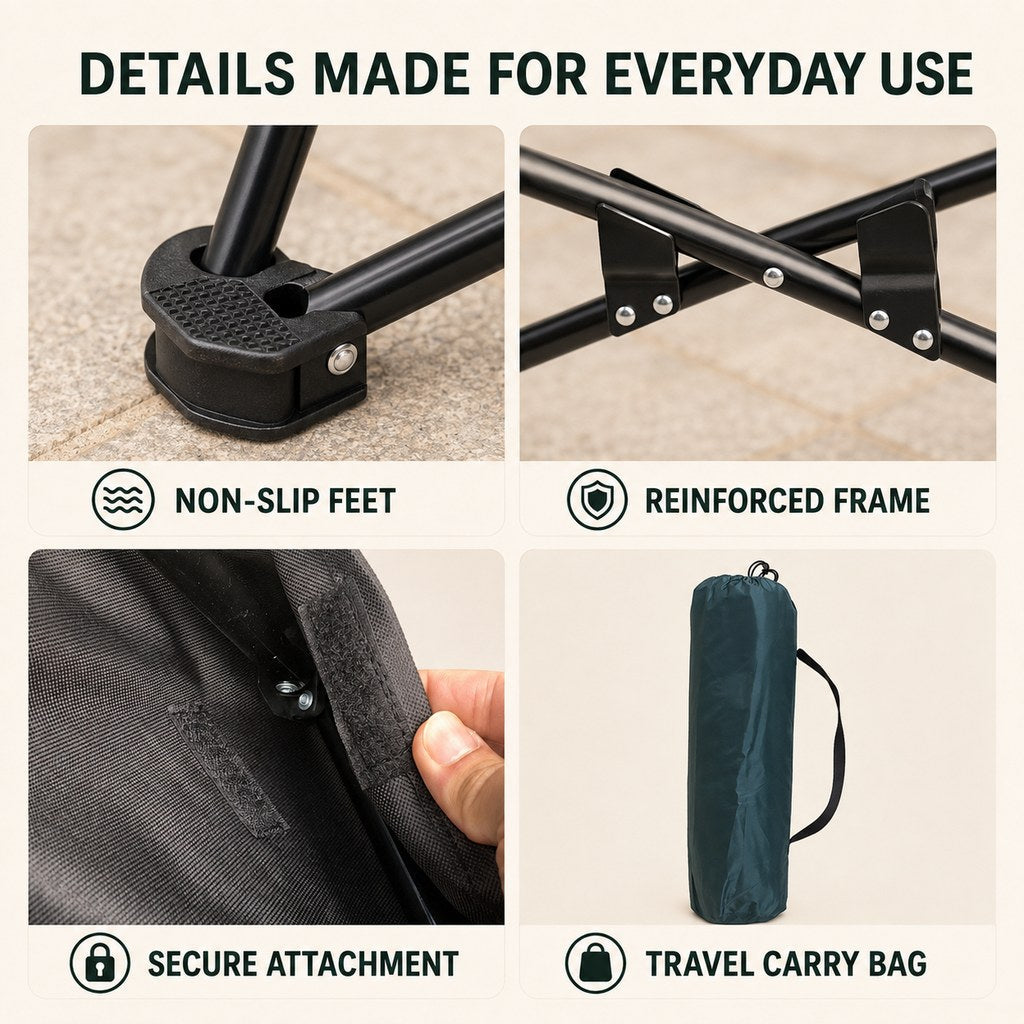 Folding Elevated Pet Cot – Off Cold & Damp Ground