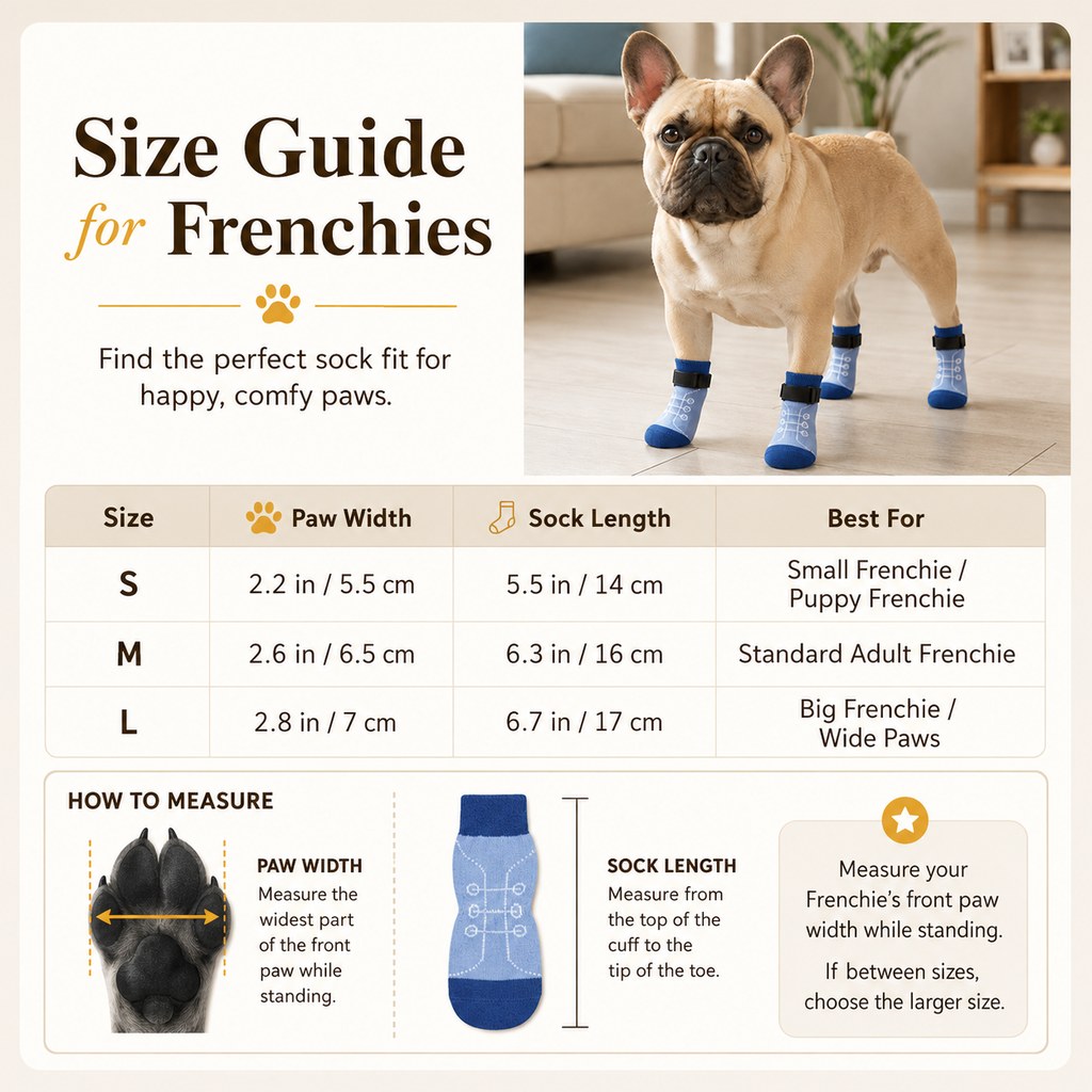 Non-Slip Dog Socks 4-Pack – Better Grip on Smooth Floors
