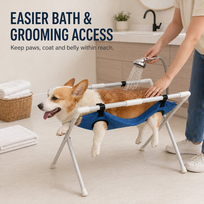 Freestanding Grooming Hammock Stand – Easy Nail Trims