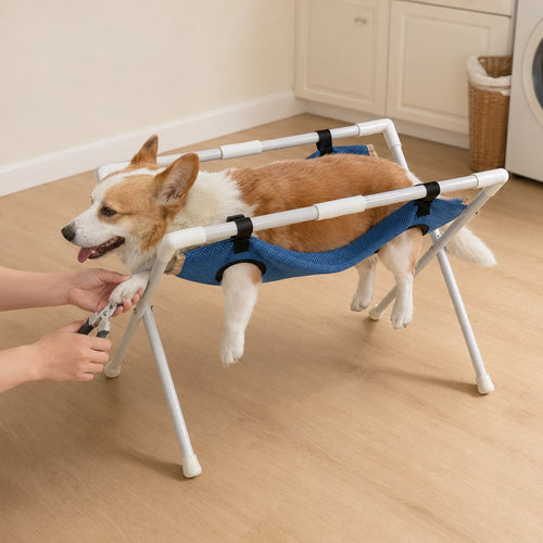 Freestanding Grooming Hammock Stand – Easy Nail Trims