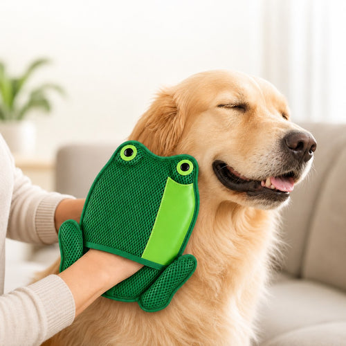 Froggy Pet Hair Removal Mitt – Gentle Deshedding