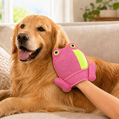 Froggy Pet Hair Removal Mitt – Gentle Deshedding