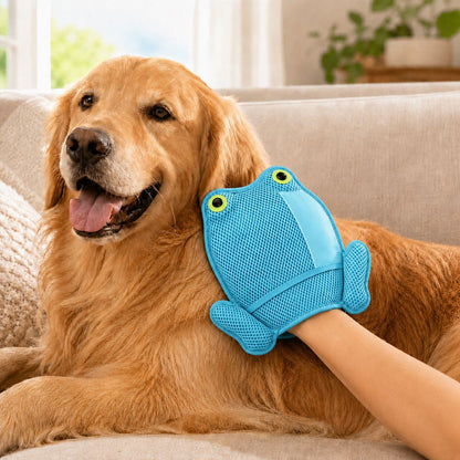 Froggy Pet Hair Removal Mitt – Gentle Deshedding