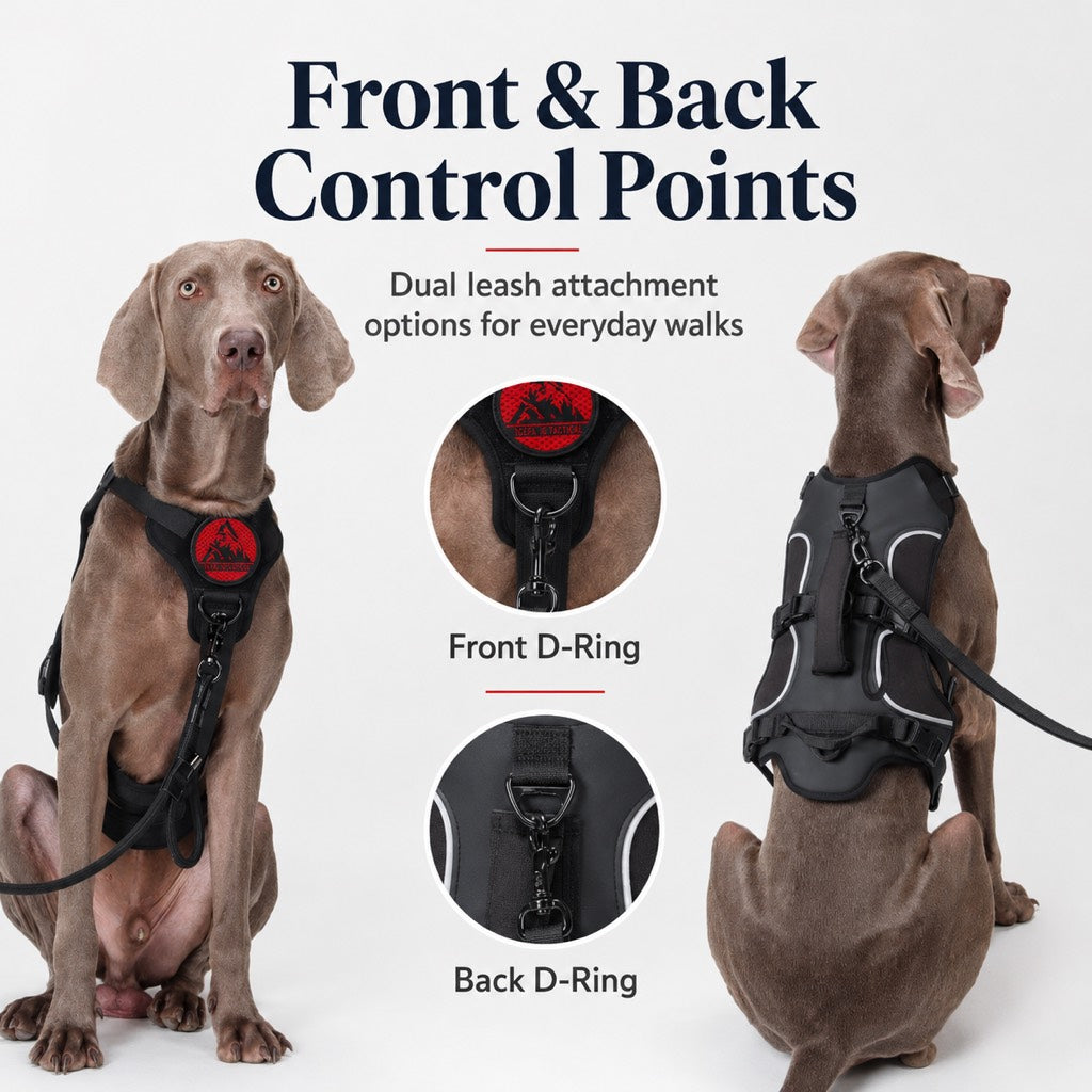 AirTag Escape-Proof Dog Harness – Secure Outdoor Walks