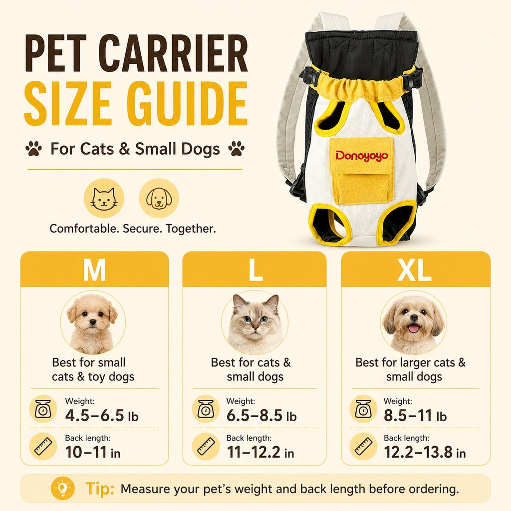 Front-Facing Pet Carrier Backpack – Hands-Free Travel