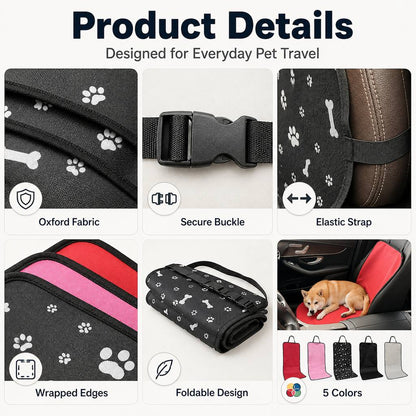 Front Seat Pet Car Cover – Waterproof, Fur-Proof Seats