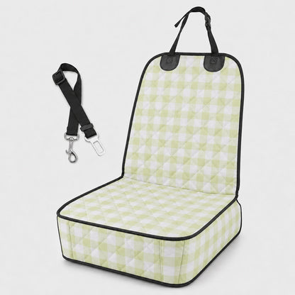 Front Seat Pet Car Cover – Seat Belt Tether Included