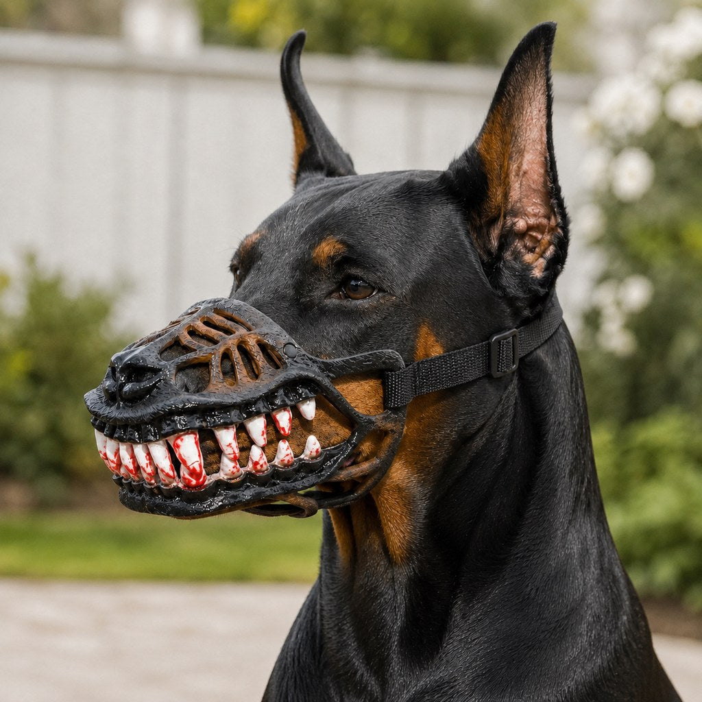 Dinosaur Dog Muzzle Costume – Funny Halloween Look