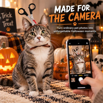 Halloween Pet Headwear – Quick Tie-On Costume Prop