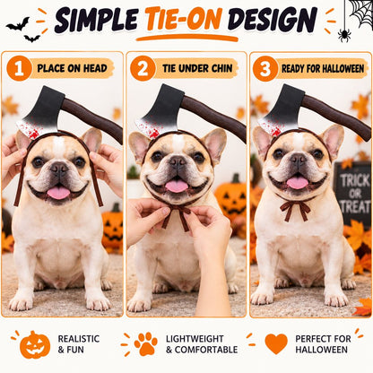 Halloween Pet Headwear – Quick Tie-On Costume Prop