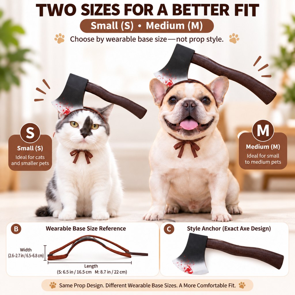 Halloween Pet Headwear – Quick Tie-On Costume Prop
