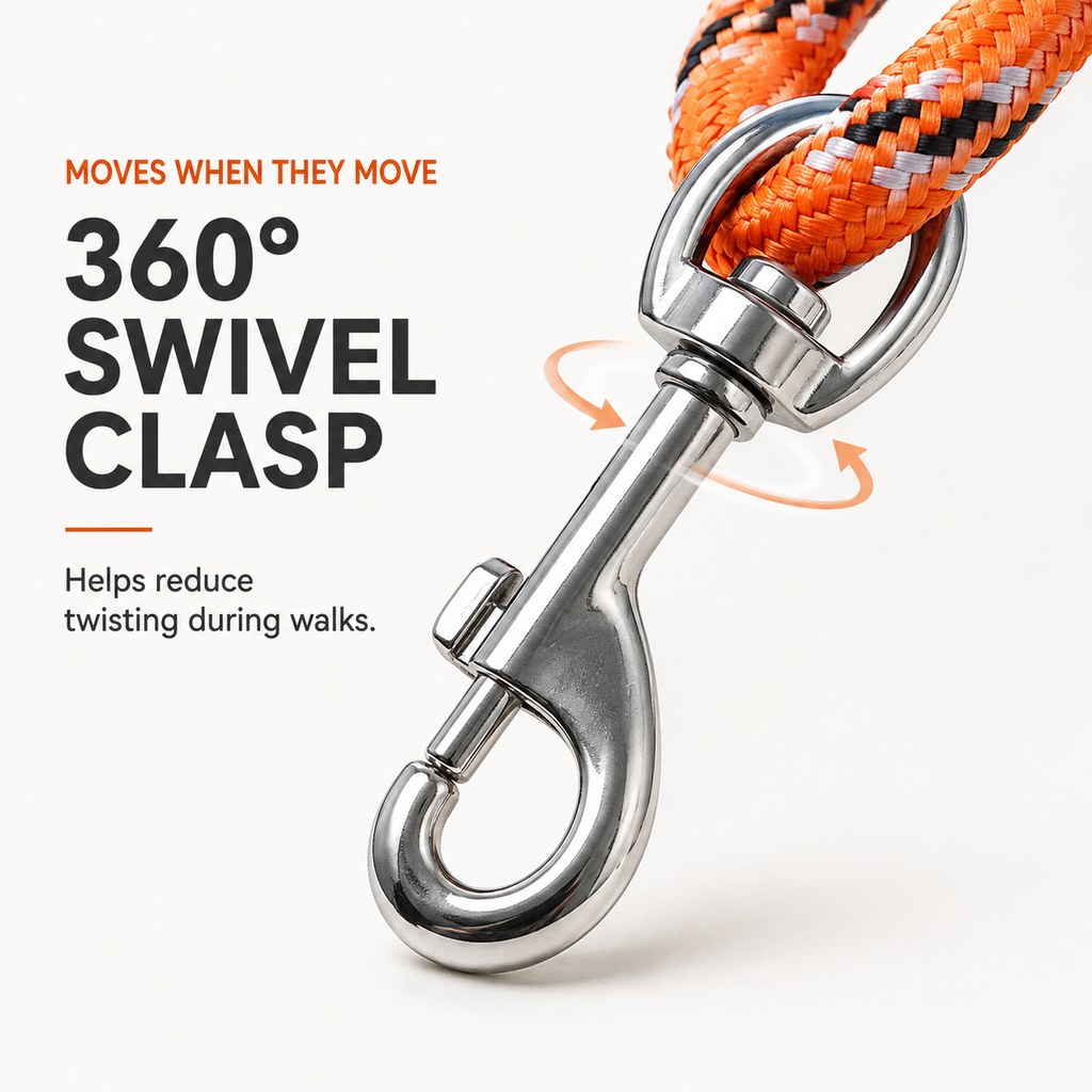 Sausage Link Dog Leash – Funny Anti-Twist Lead