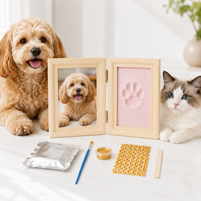 Pet Paw Print Frame Kit – DIY Keepsake Memories