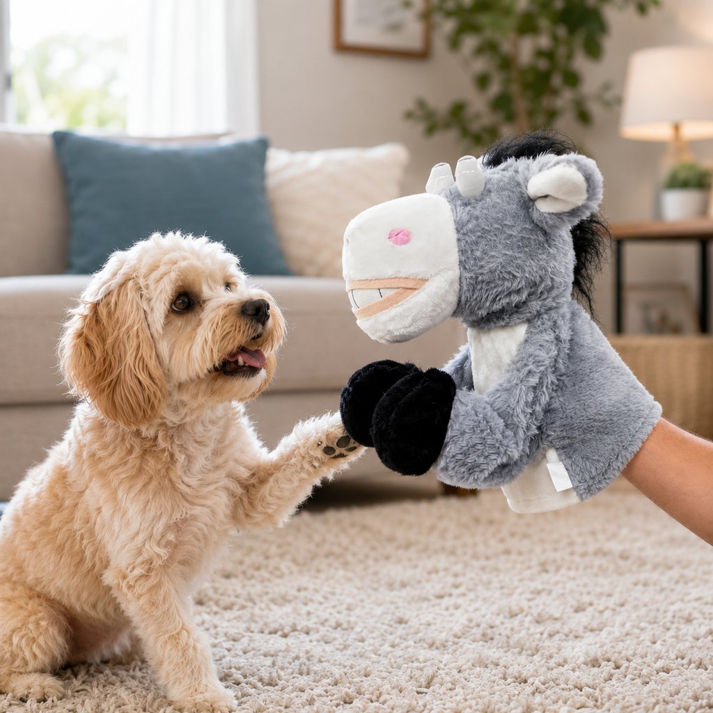 Boxing Pet Puppet Toy – Fun Squeeze-to-Punch Play