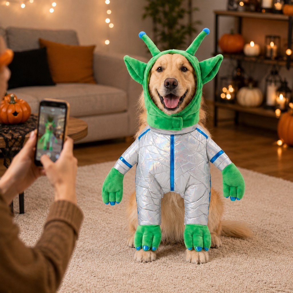 Cute Alien Visitor
